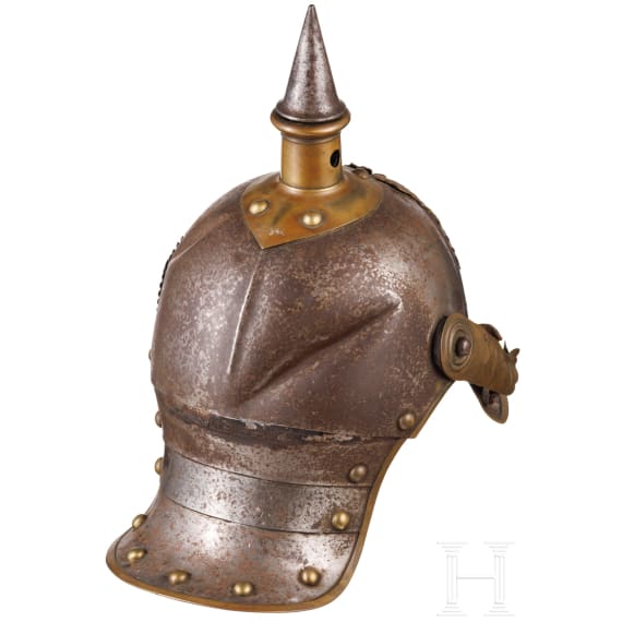 Helm M 1867 f&uuml;r Mannschaften im K&uuml;rassier-Regiment Nr. 7