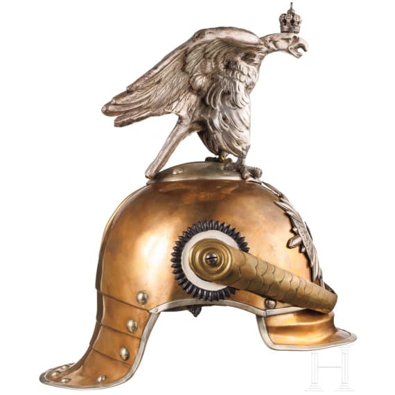 Helm M 1867 f&uuml;r Mannschaften des Regiments Garde-K&uuml;rassiere in Paradeausf&uuml;hrung