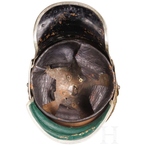 Helm M 1867 f&uuml;r Mannschaften des Regiments Garde-K&uuml;rassiere in Paradeausf&uuml;hrung