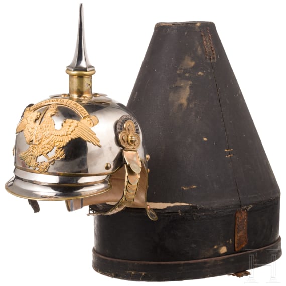 Helm f&uuml;r Offiziere im Leib-K&uuml;rassier-Regiment "Gro&szlig;er Kurf&uuml;rst" (Schlesisches) Nr. 1, um 1910
