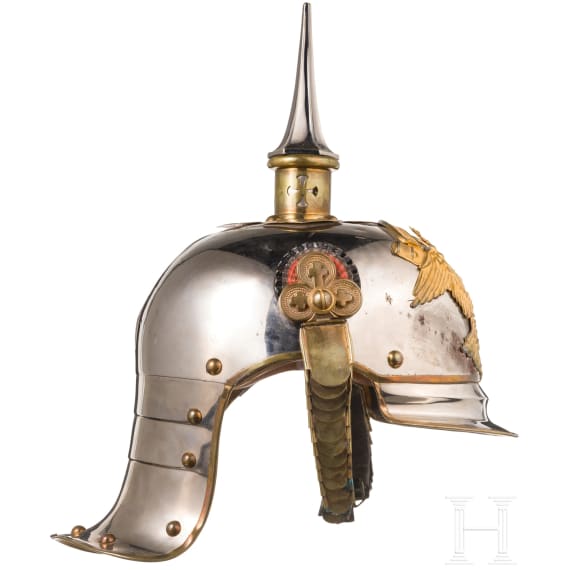 Helm f&uuml;r Offiziere im Leib-K&uuml;rassier-Regiment "Gro&szlig;er Kurf&uuml;rst" (Schlesisches) Nr. 1, um 1910