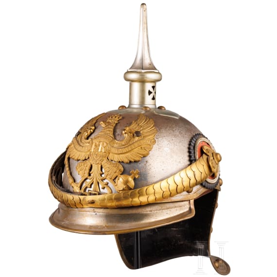 Helm f&uuml;r Offiziere der K&uuml;rassiere, um 1900