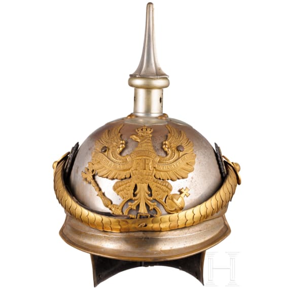 Helm f&uuml;r Offiziere der K&uuml;rassiere, um 1900