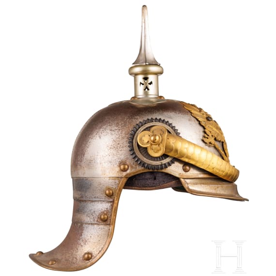 Helm f&uuml;r Offiziere der K&uuml;rassiere, um 1900