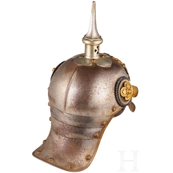 Helm f&uuml;r Offiziere der K&uuml;rassiere, um 1900