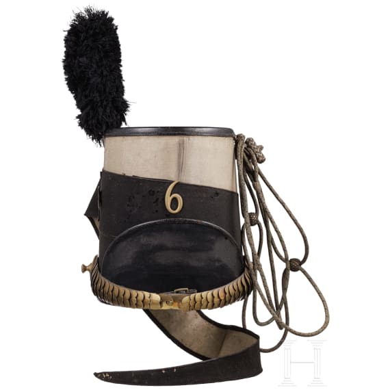Fl&uuml;gelm&uuml;tze M 1843 f&uuml;r Offiziere im 6. Landwehr-Husaren-Regiment