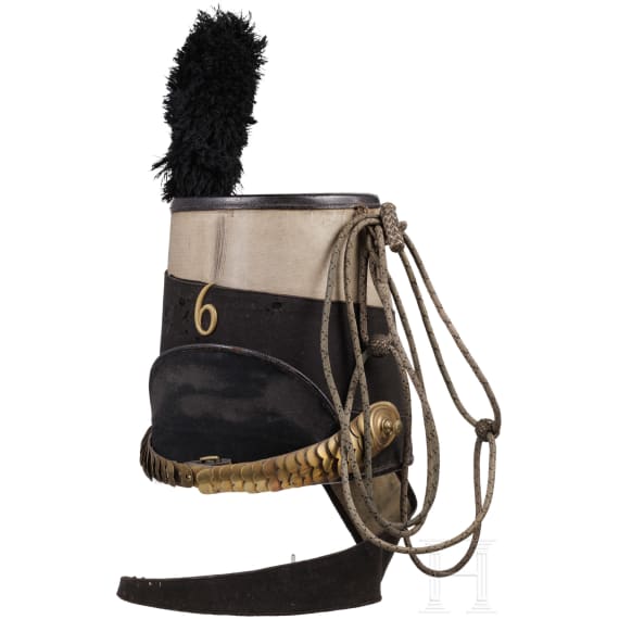 Fl&uuml;gelm&uuml;tze M 1843 f&uuml;r Offiziere im 6. Landwehr-Husaren-Regiment