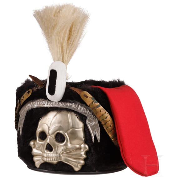 Pelzm&uuml;tze f&uuml;r Mannschaften des 1. Leib-Husaren-Regiments Nr. 1
