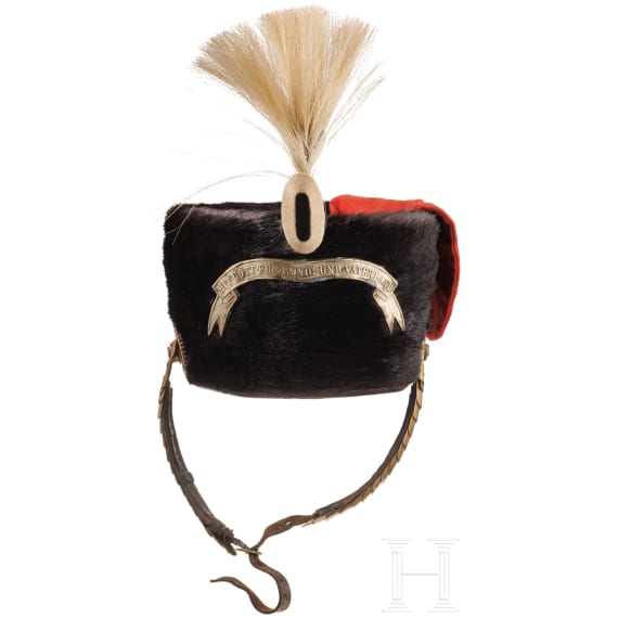 Pelzm&uuml;tze f&uuml;r Mannschaften des Husaren-Regiments Nr. 10