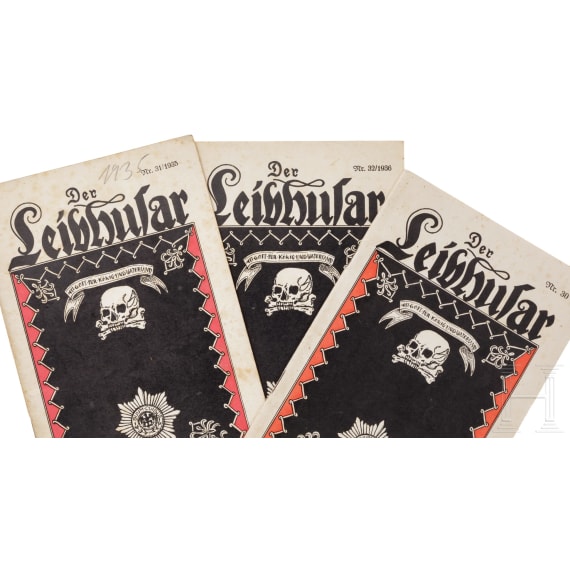 Parade-Kehlriemen f&uuml;r Offiziere der Husaren und Effekten, um 1900
