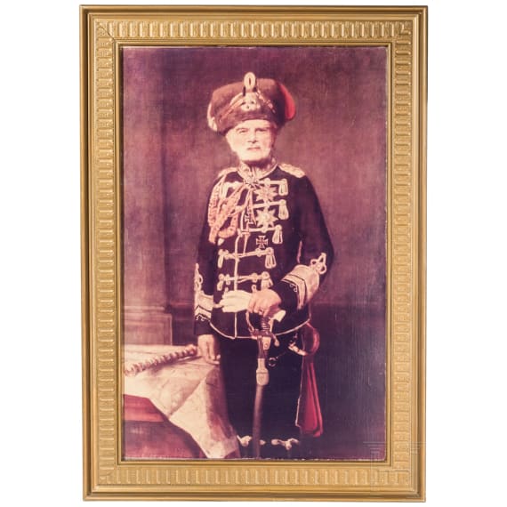Portrait Generalfeldmarschall August von Mackensen, Reproduktion nach einem Gem&auml;lde von Prof. Conrad Hommel (1883 - 1971)