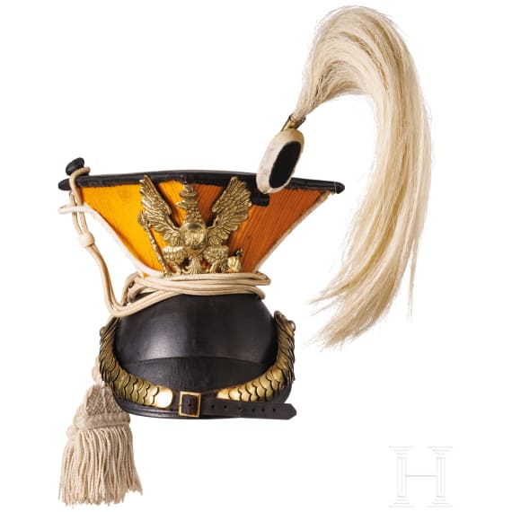 Tschapka M 1844 f&uuml;r Mannschaften im Ulanen-Regiment Kaiser Alexander II. von Russland (1. Brandenburgisches) Nr. 3