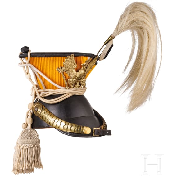 Tschapka M 1844 f&uuml;r Mannschaften im Ulanen-Regiment Kaiser Alexander II. von Russland (1. Brandenburgisches) Nr. 3