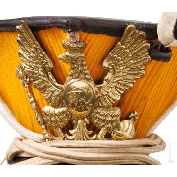 Tschapka M 1844 f&uuml;r Mannschaften im Ulanen-Regiment Kaiser Alexander II. von Russland (1. Brandenburgisches) Nr. 3