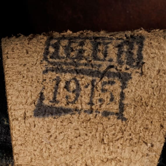 Tschapka f&uuml;r Mannschaften im 1. Garde-Ulanen-Regiment, datiert 1915