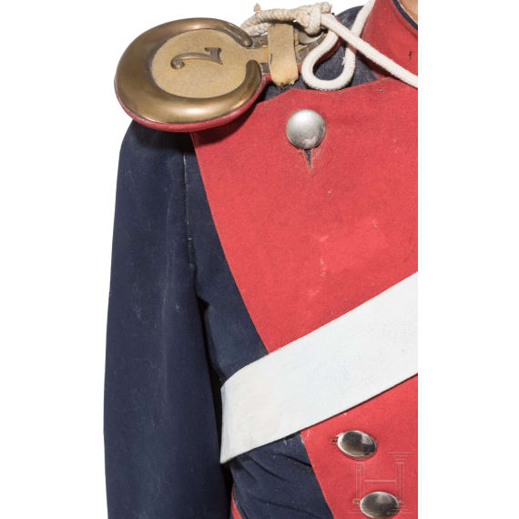 Uniformfigur eines preu&szlig;ischen Ulanen, um 1900