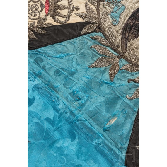 Fahnentuch der Regimentsstandarte des Ulanen-Regiments "Graf zu Dohna" (Ostpreu&szlig;isches) Nr. 8, um 1900