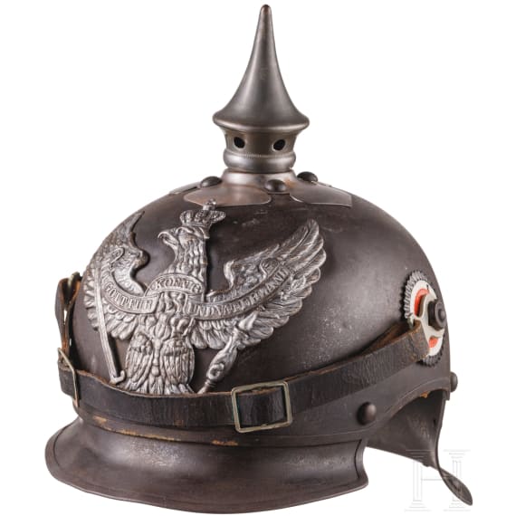Helm M 1905 f&uuml;r Mannschaften der J&auml;ger-Regimenter zu Pferde, datiert 1916
