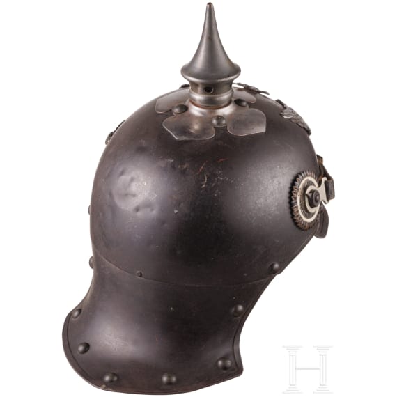 Helm M 1905 f&uuml;r Mannschaften der J&auml;ger-Regimenter zu Pferde, datiert 1916