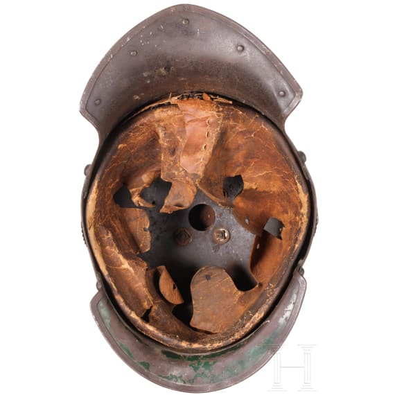 Helm M 1905 f&uuml;r Mannschaften der J&auml;ger-Regimenter zu Pferde, datiert 1916
