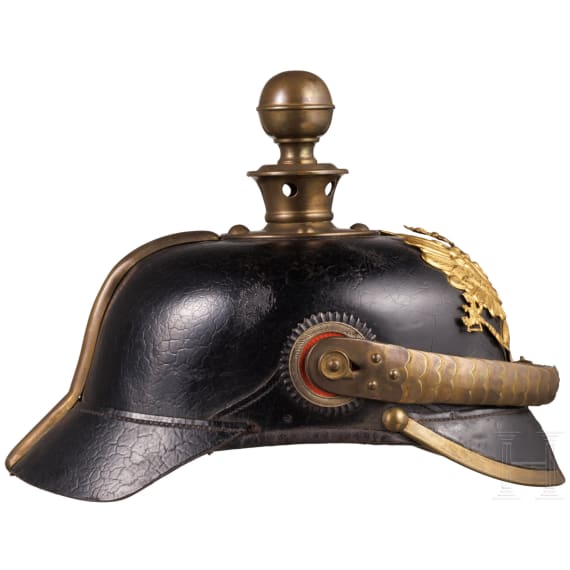 Helm f&uuml;r Unteroffiziere der Feldartillerie, um 1900