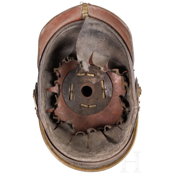 Helm f&uuml;r Unteroffiziere der Feldartillerie, um 1900