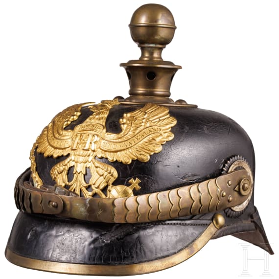 Helm f&uuml;r Unteroffiziere der Feldartillerie, um 1900
