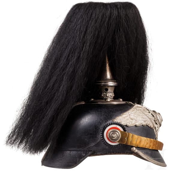 Helm f&uuml;r Mannschaften der Garde-Pioniere oder -Infanterie, um 1900