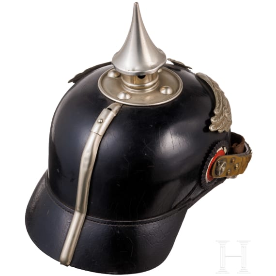 Helm f&uuml;r Einj&auml;hrig-Freiwillige der Garde-Pioniere oder -Infanterie, um 1910