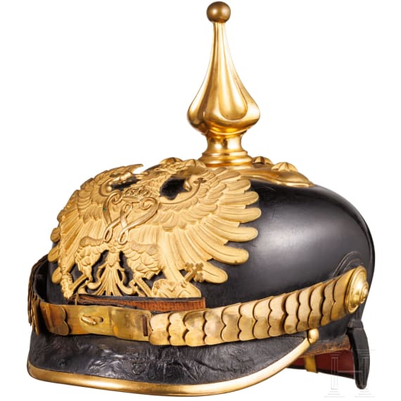 Helm f&uuml;r Offiziere der Gendarmerie, um 1890