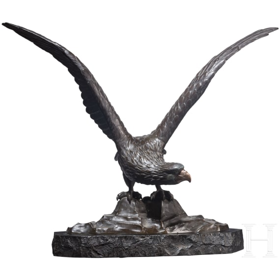 Peder Marius Jensen (1883 - 1925) - gro&szlig;er Tischadler