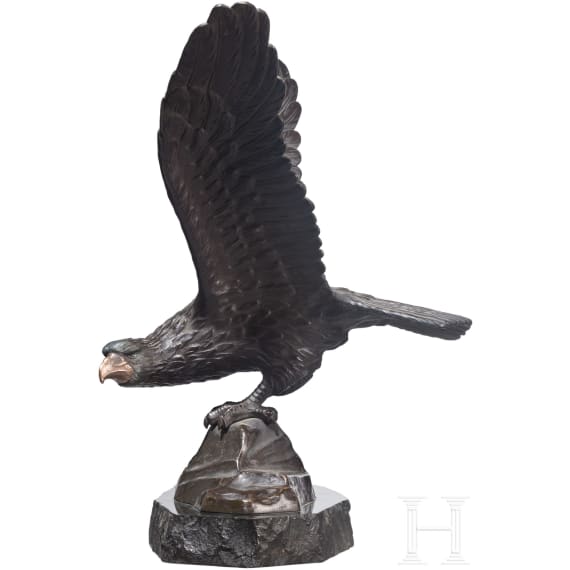 Peder Marius Jensen (1883 - 1925) - gro&szlig;er Tischadler
