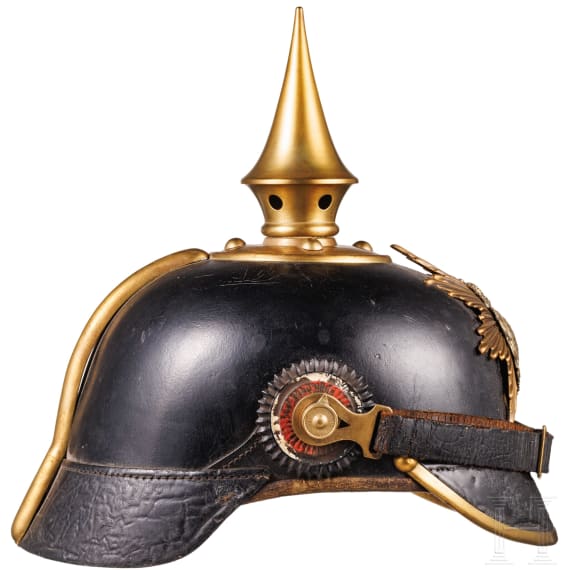 Helm M 1895 f&uuml;r Mannschaften der s&auml;chsischen Infanterie
