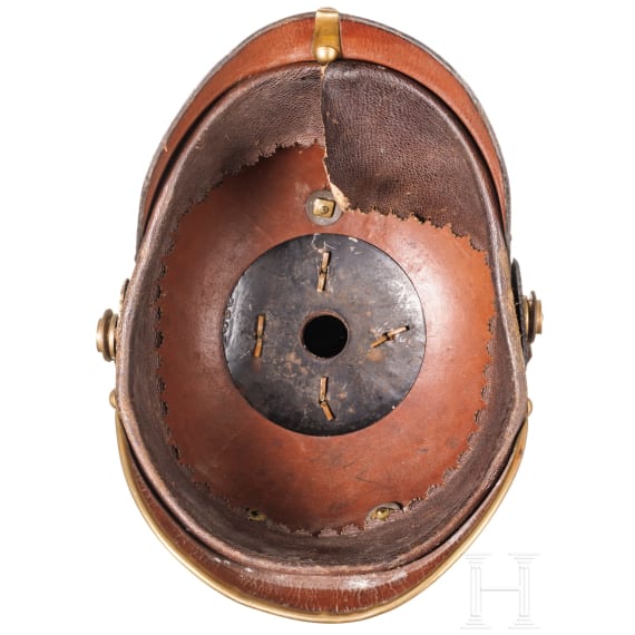 Helm M 1895 f&uuml;r Mannschaften der s&auml;chsischen Infanterie