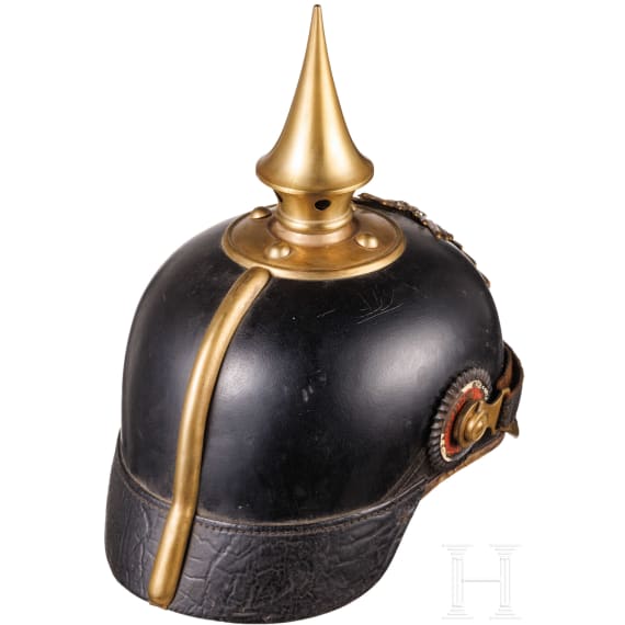 Helm M 1895 f&uuml;r Mannschaften der s&auml;chsischen Infanterie