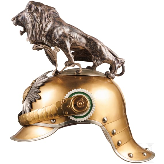 A helmet for troopers of the Royal Saxon Guards Regiment, dated 1915