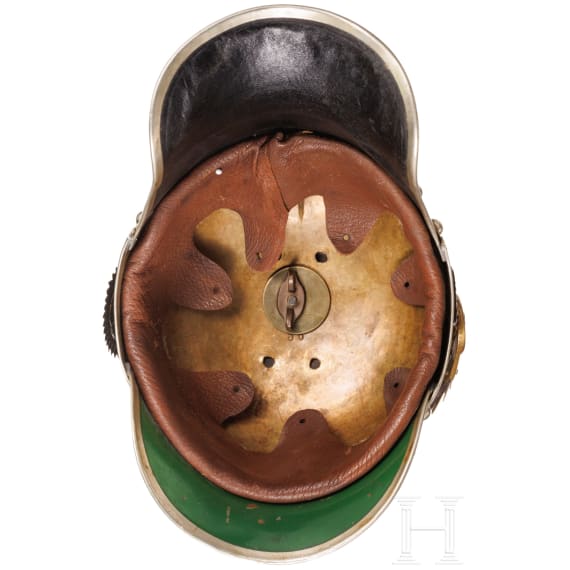 A helmet for troopers of the Royal Saxon Guards Regiment, dated 1915