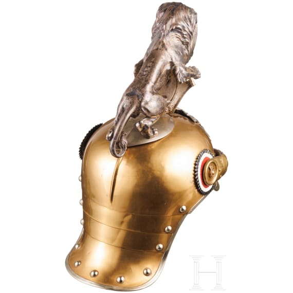 A helmet for troopers of the Royal Saxon Guards Regiment, dated 1915