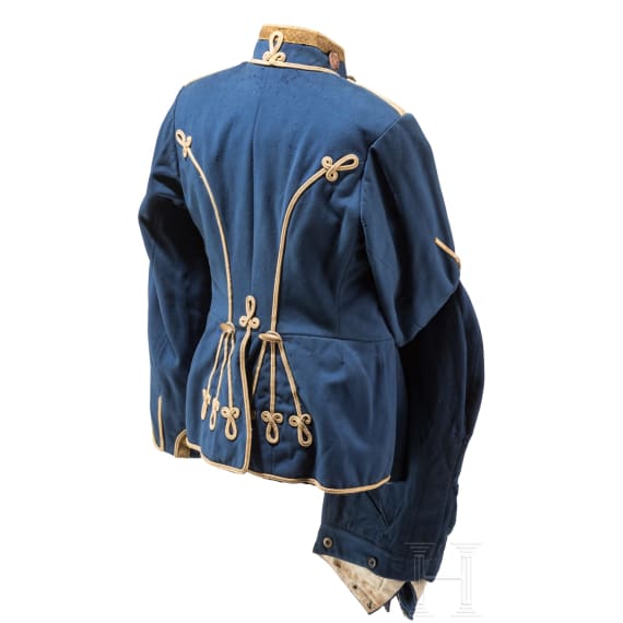 An attila and trousers for sergeants of the 1st Saxon Hussar Regiment No. 18, circa 1910