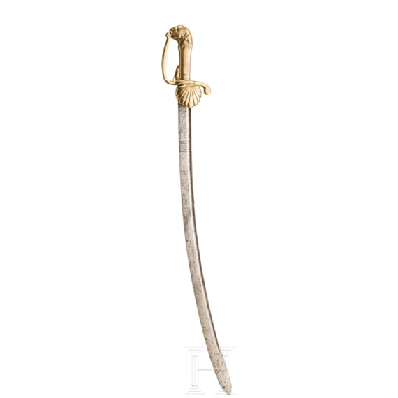 An electoral Saxon sabre for the Swiss Guard at the court of Dresden, circa 1730
