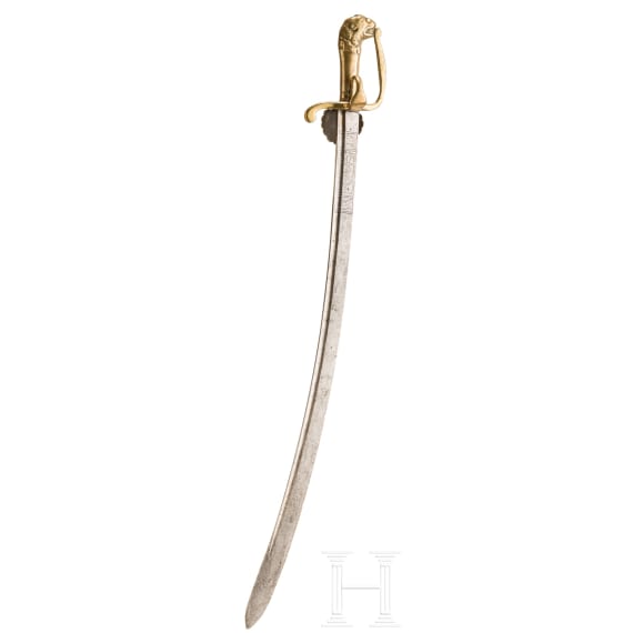 An electoral Saxon sabre for the Swiss Guard at the court of Dresden, circa 1730