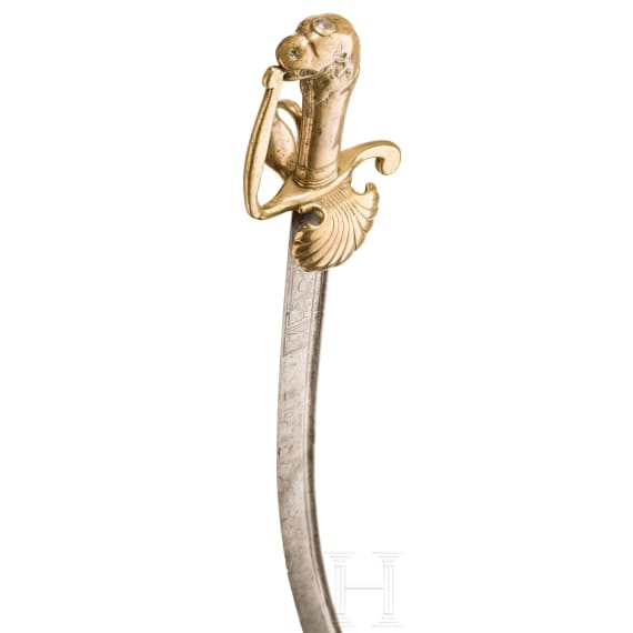 An electoral Saxon sabre for the Swiss Guard at the court of Dresden, circa 1730