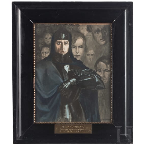 An originally framed colour print "Despite Versailles!", circa 1920 - 1930