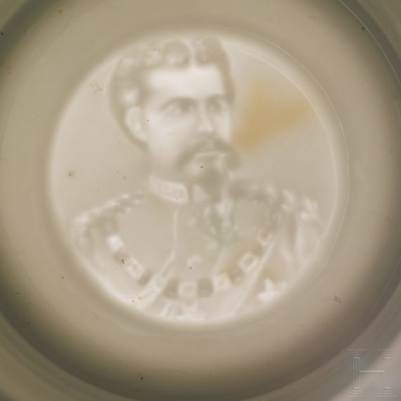 Four regimental stein mugs of the Royal Bavarian Infantry, until 1910