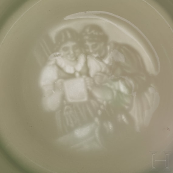 Four regimental stein mugs of the Royal Bavarian Infantry, until 1910