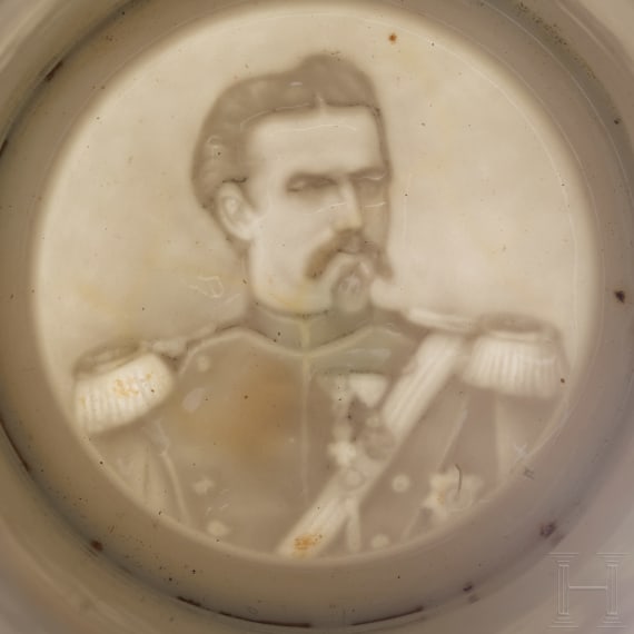 Four regimental stein mugs of the Royal Bavarian Infantry, until 1910