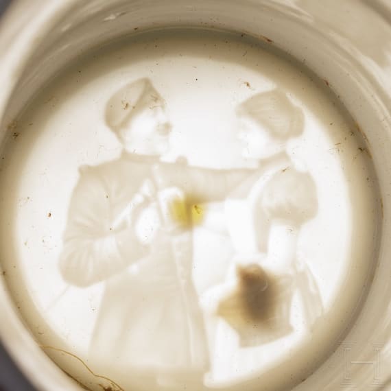 Five regimental stein mugs of the Royal Bavarian Infantry, 1907 - 1913