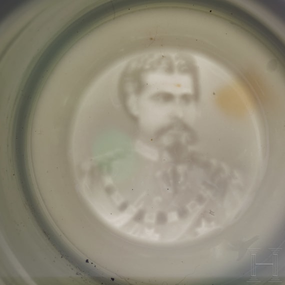 Four regimental stein mugs of the Royal Bavarian Foot Artillery, 1895 - 1908