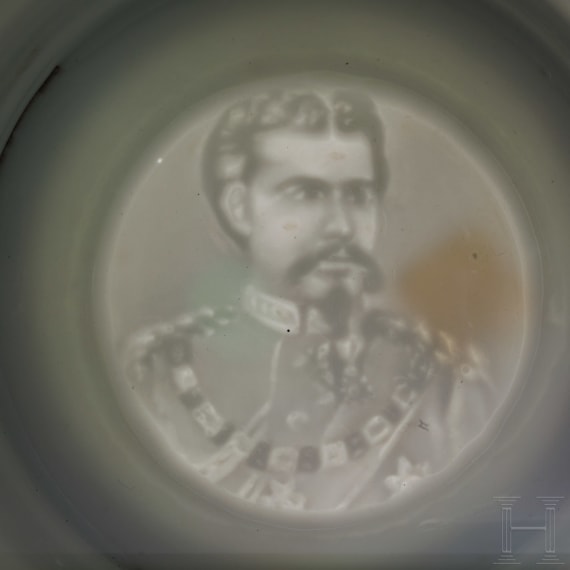 Four regimental stein mugs of the Royal Bavarian Foot Artillery, 1895 - 1908