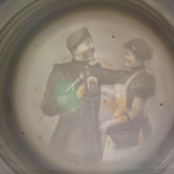 Four regimental stein mugs of the Royal Bavarian Artillery, 1906 - 1914